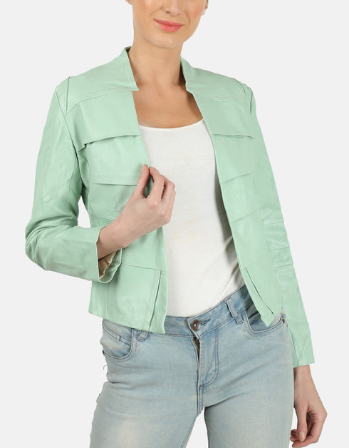 Gordania PU Bomber Jacket for Women - GDWJ4