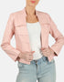 Gordania PU Bomber Jacket for Women - GDWJ3