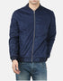 Gordania Faux Suede Leather Blue Jacket
