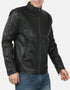Gordania Solid Bomber PU Leather Jacket - GD281